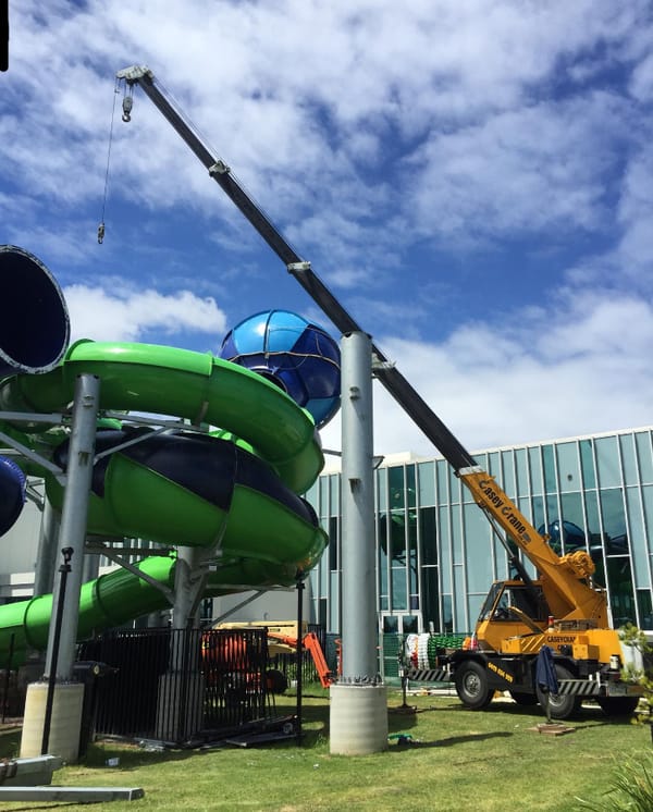 Casey Crane Hire commercial installation project